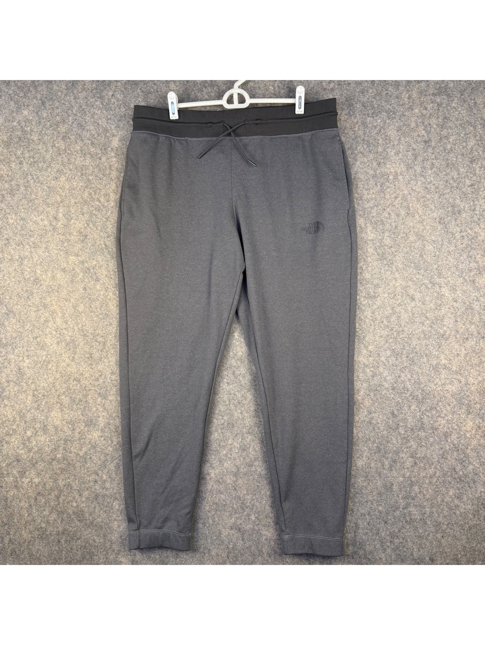 The North Face Sweat Jogger Pants Stretch Waist Drawstring Gray Large 29” 376
